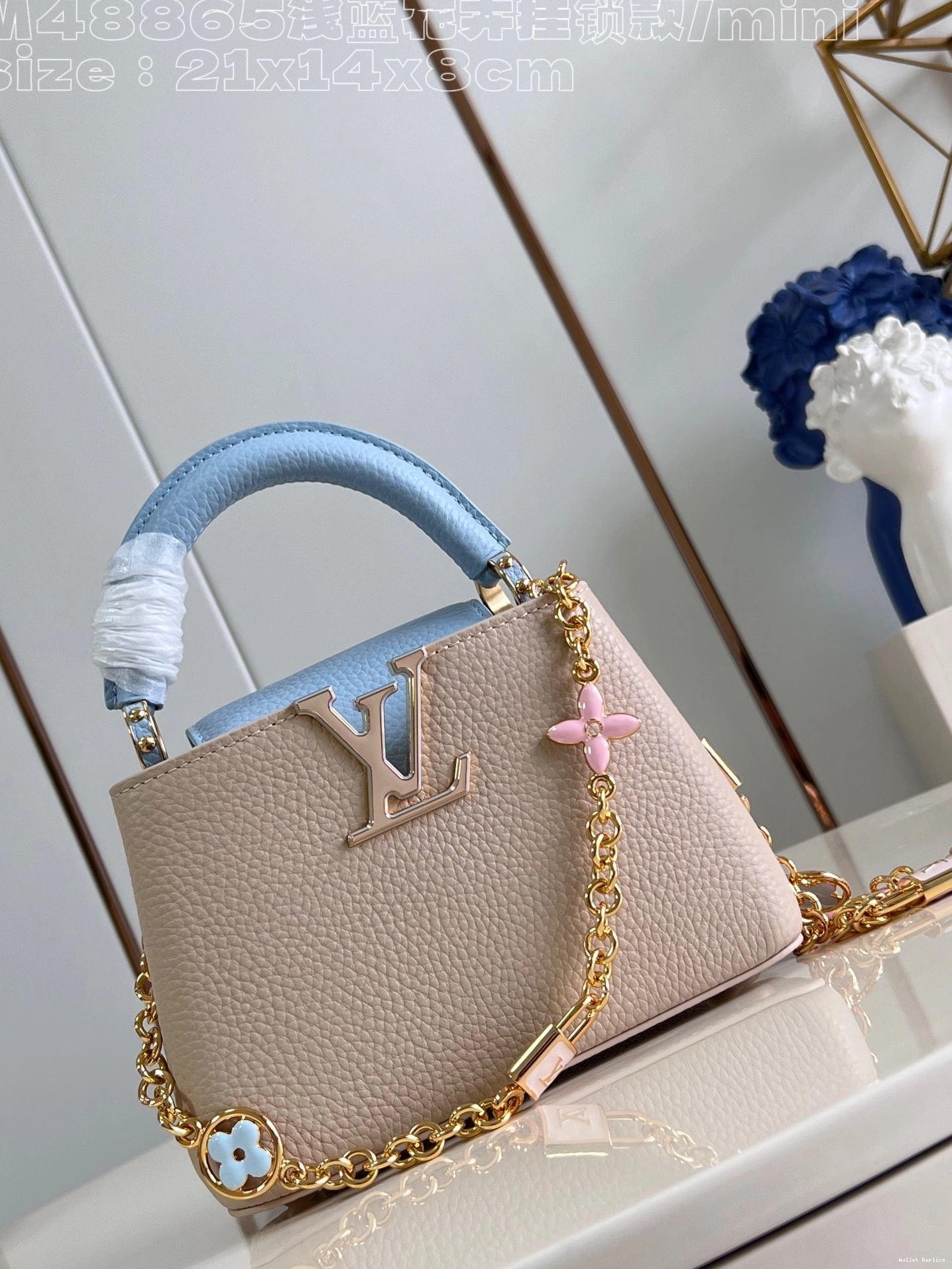 Affordable LOUIS CAPUCINES VUITTON MINI-21*14*8CM 0719
